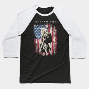 Vintage Distressed Johnny Winter Baseball T-Shirt